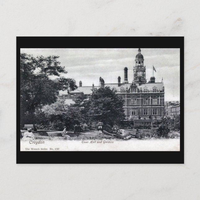 Old Postcard - Croydon, London (Front)