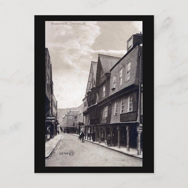 Old Postcard, Dartmouth, Devon Postcard (Front)