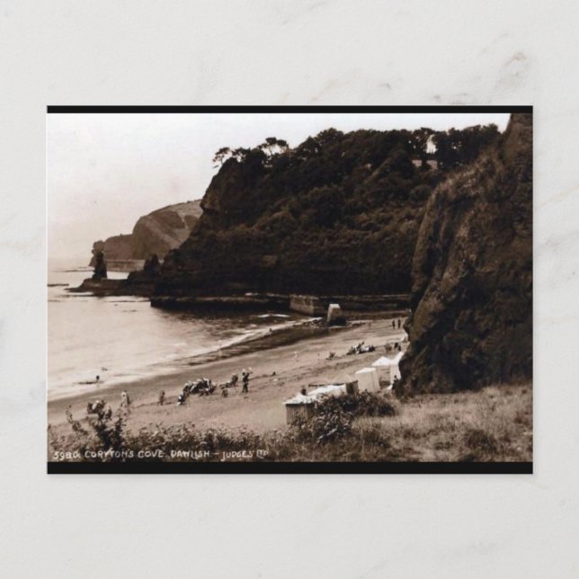 Old Postcard - Dawlish, Devon (Front)