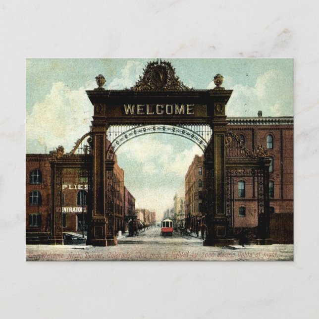 Old Postcard - Denver, Colorado (Front)