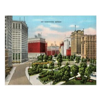 Old Postcard - Detroit, Michigan