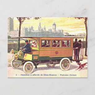 Old Postcard - Dion-Bouton Omnibus, Paris