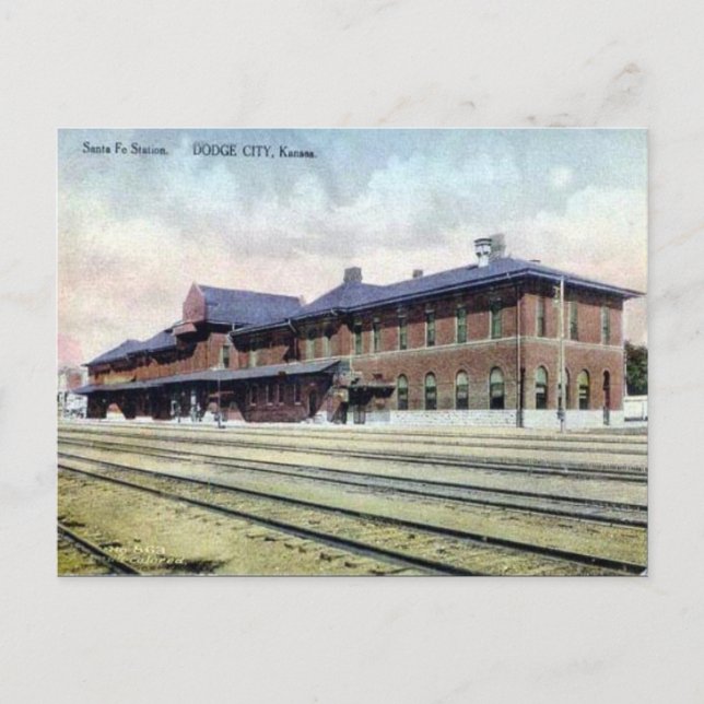 Old Postcard - Dodge City, Kansas, USA (Front)