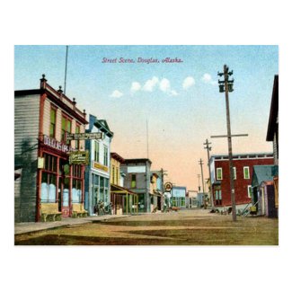 Old Postcard - Douglas, Alaska