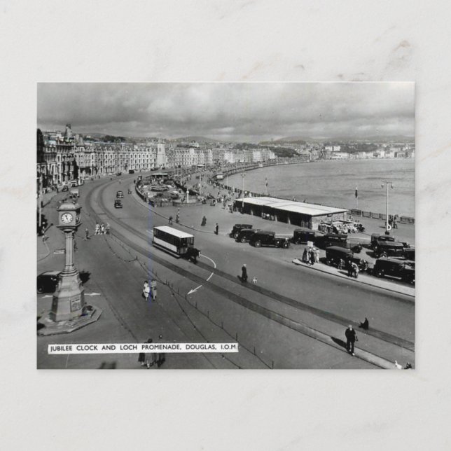 Old Postcard - Douglas, Isle of Man (Front)