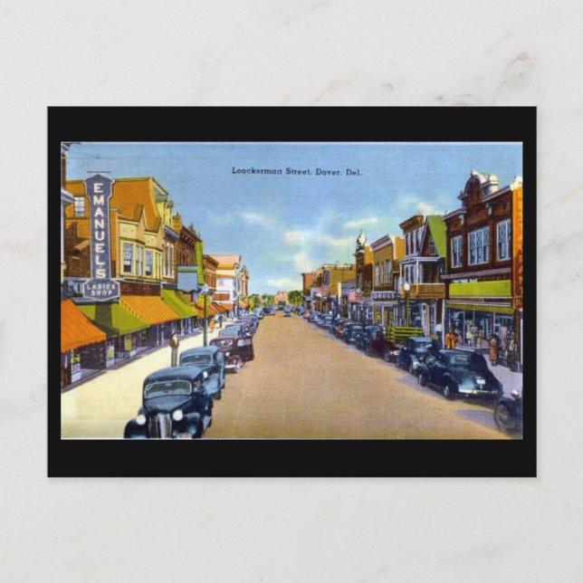 Old Postcard - Dover, Delaware (Front)