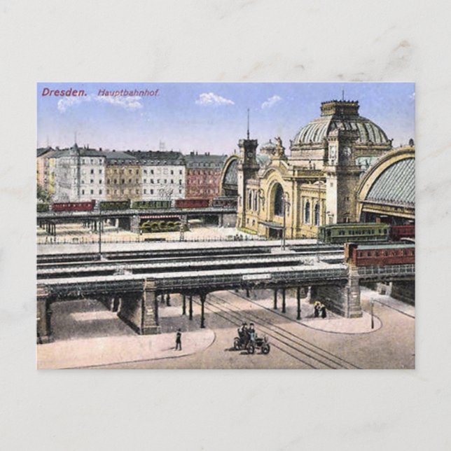 Old Postcard - Dresden, Germany (Front)