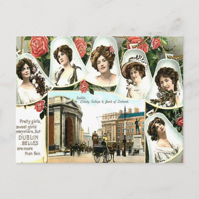 Old Postcard - Dublin, Ireland (Front)