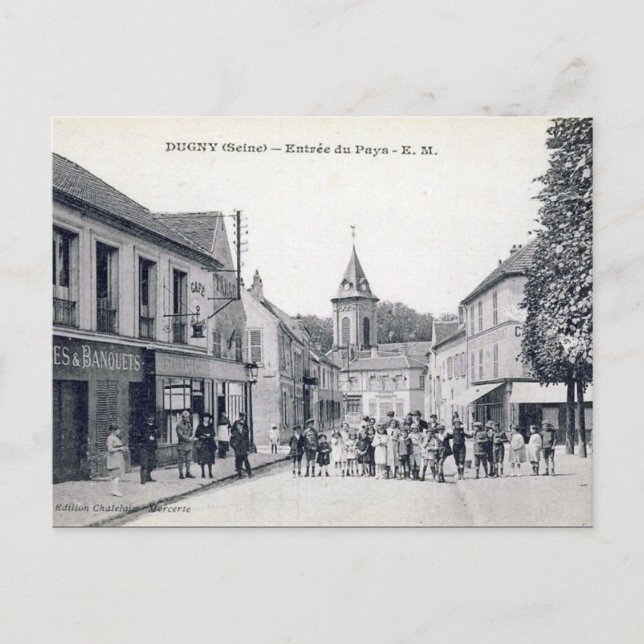Old Postcard - Dugny, Seine-St-Denis, France (Front)