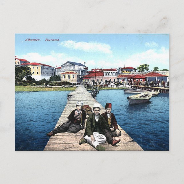 Old Postcard -Durazzo/Durres, Albania (Front)