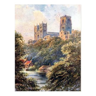 Old Postcard - Durham Cathedral