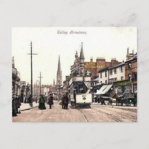 Old Postcard - Ealing Broadway, London