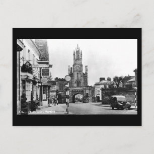 Old Postcard, East Gate, Warwick Postcard