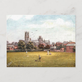 Old Postcard - Ely Cathedral, Cambridgeshire