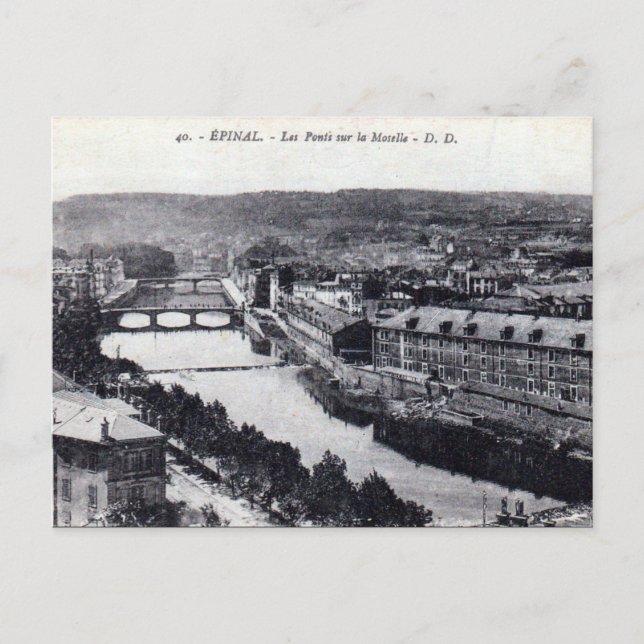Old Postcard - Epinal, Vosges (Front)
