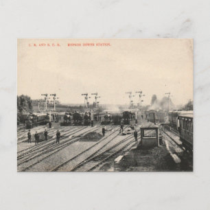 Old Postcard - Epsom Downs Station
