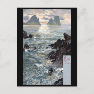 Old Postcard - Faraglioni, Capri, Italy