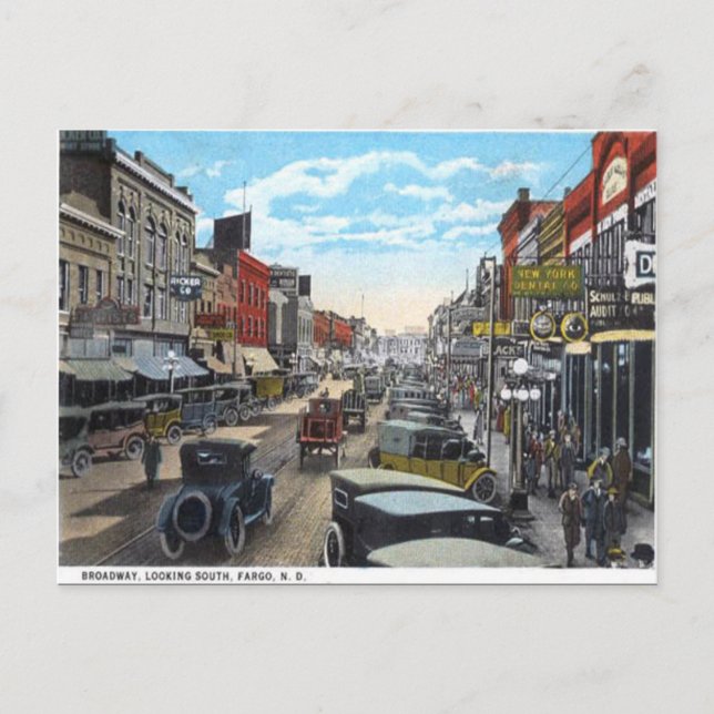 Old Postcard - Fargo, North Dakota, USA (Front)