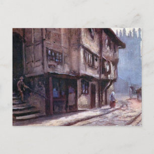 Old Postcard - Fish Street, Shrewsbury, Shropshire