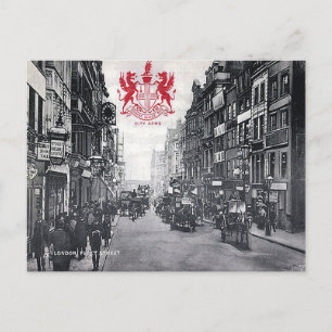 Old Postcard - Fleet Street, London