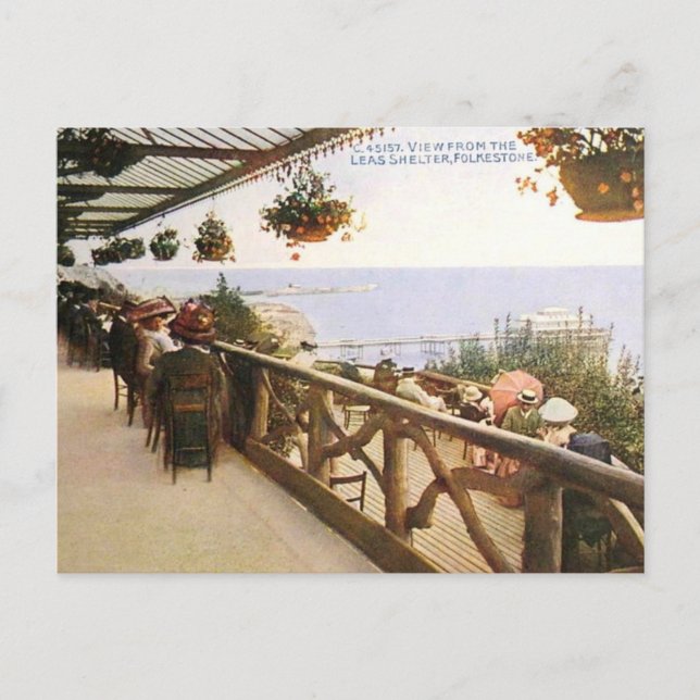 Old Postcard - Folkestone, Kent (Front)