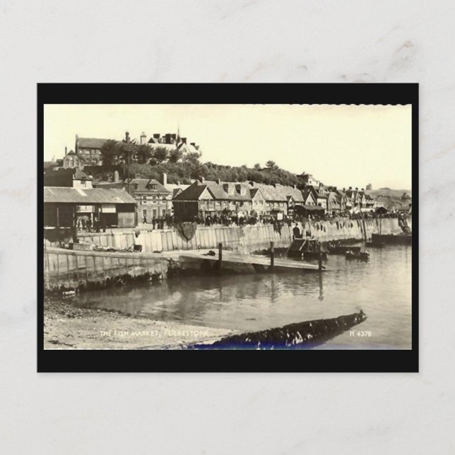 Old Postcard - Folkestone, Kent (Front)