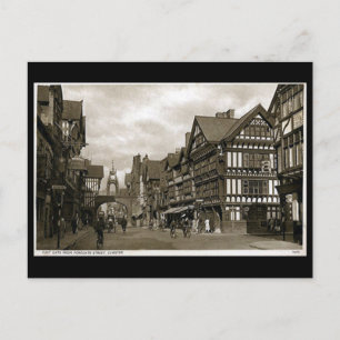 Old Postcard - Foregate Street, Chester.