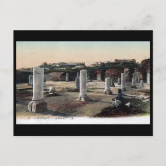 Old Postcard - Forum, Carthage, Tunisia