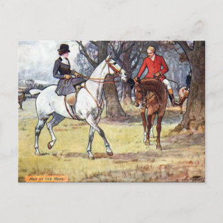 Old Postcard - Fox Hunting