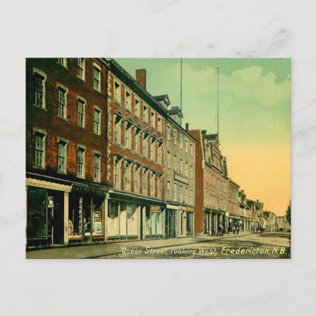 Old Postcard - Fredericton, New Brunswick (Front)