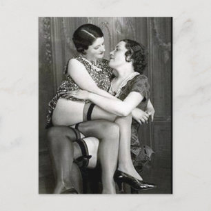 Old Postcard - Friends