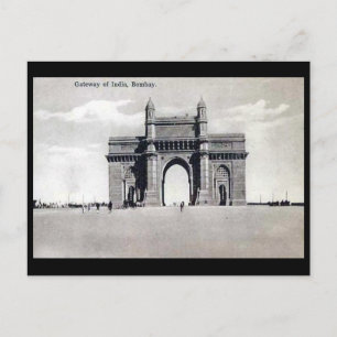 Old Postcard - Gateway of India, Mumbai