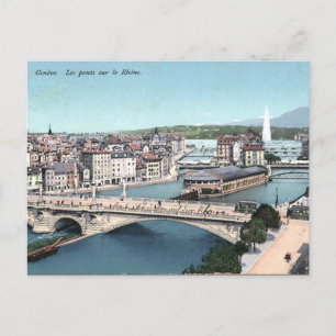 Old Postcard - Geneva, Switzerland