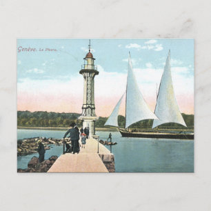 Old Postcard - Geneva, Switzerland