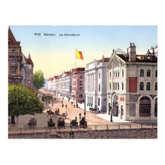 Old Postcard - Geneva, Switzerland