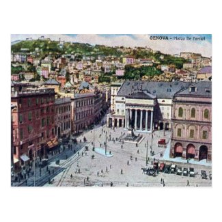 Old Postcard - Genova, Italia
