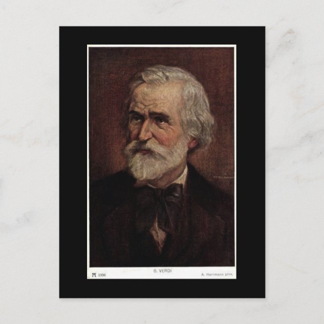 Old Postcard - Giuseppe Verdi 1813-1901 (Front)