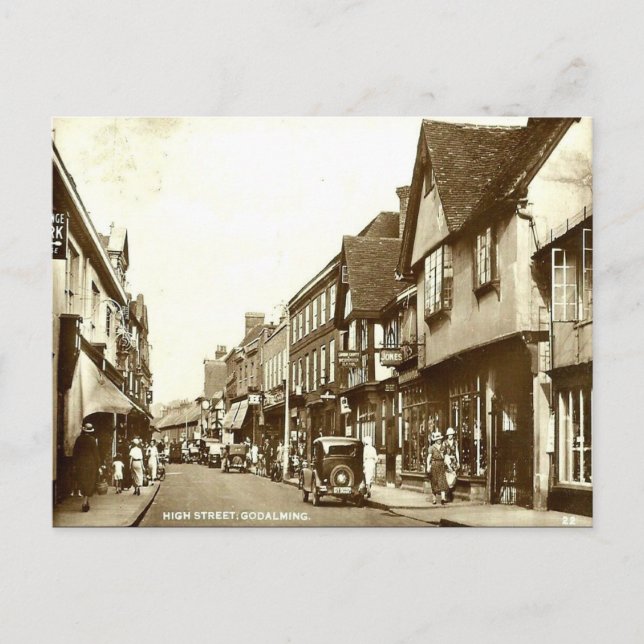 Old Postcard - Godalming, Surrey (Front)