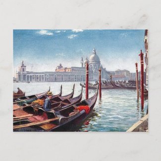 Old Postcard - Grand Canal, Venice