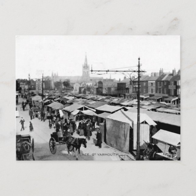 Old Postcard - Great Yarmouth, Norfolk (Front)