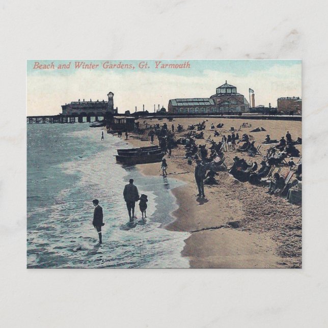 Old Postcard - Great Yarmouth, Norfolk (Front)