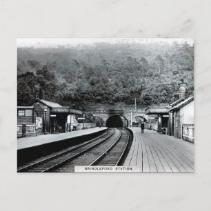 Old Postcard - Grindleford Station, Derbyshire