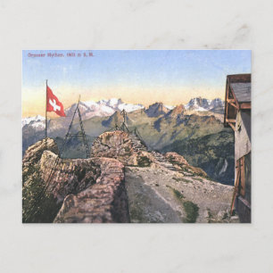 Old Postcard - Grosser Mythen, Schwyz, Switzerland