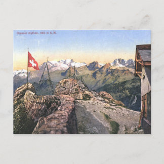 Old Postcard - Grosser Mythen, Schwyz, Switzerland