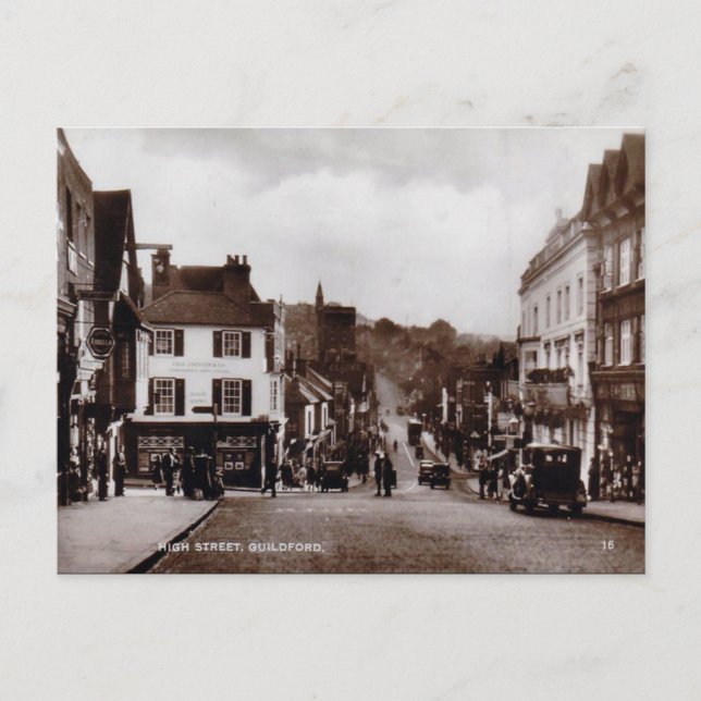 Old Postcard - Guildford, Surrey (Front)