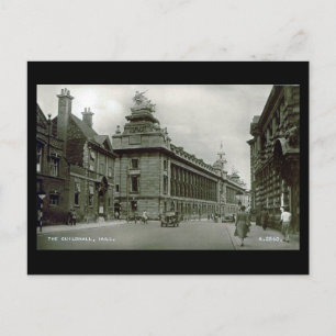 Old Postcard - Guildhall, Hull, Yorkshire