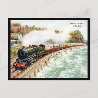 Old Postcard - GWR Cornish Riviera Express