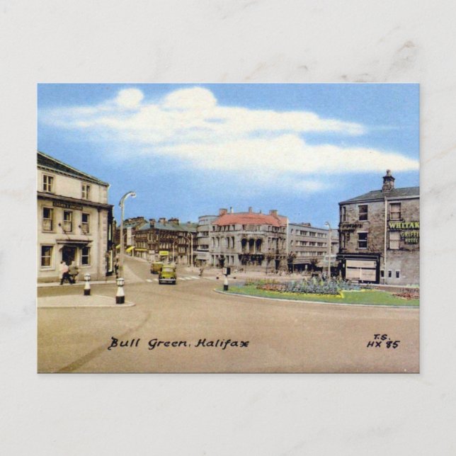 Old Postcard - Halifax, Yorkshire (Front)