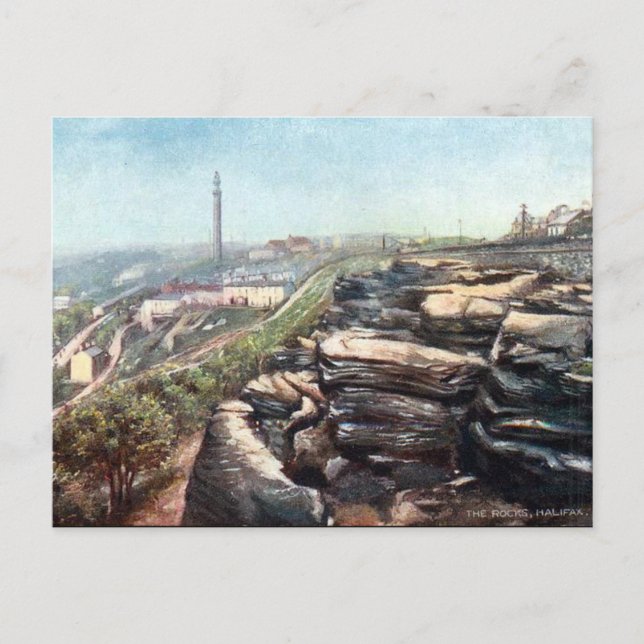 Old Postcard - Halifax, Yorkshire (Front)