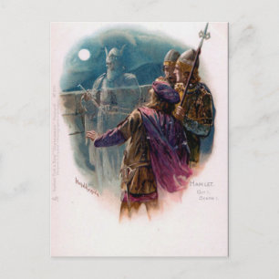 Old Postcard - "Hamlet", Shakespeare.